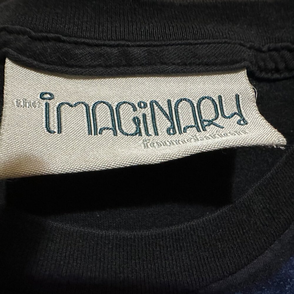 The Imaginary Foundation Men's Black T Shirt Medium Made in USA Cotton - Picture 2 of 4